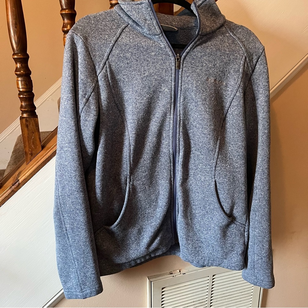 Columbia Blue Zip Up Jacket